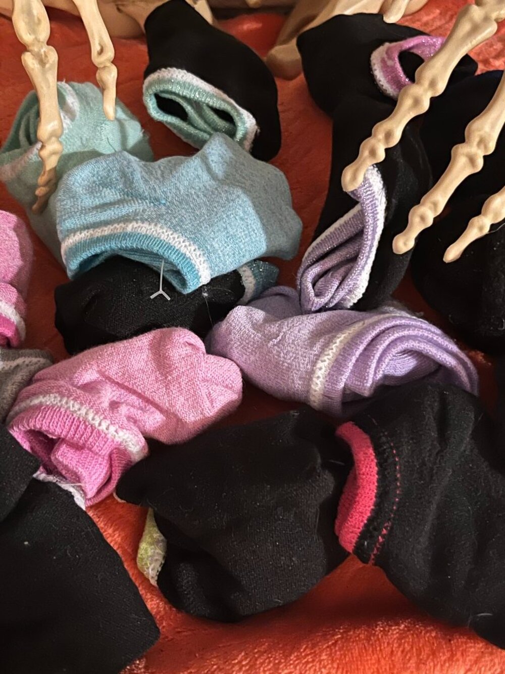 Wonder Nation Girls No-Show Socks 20-Pair Lot Size 4-9 New NEVER WORN